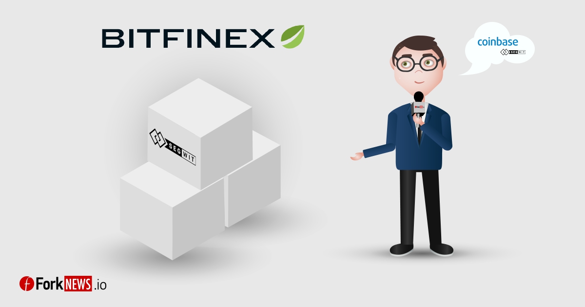 Bitfinex добавила SegWit, Coinbase сделает это на следующей неделе