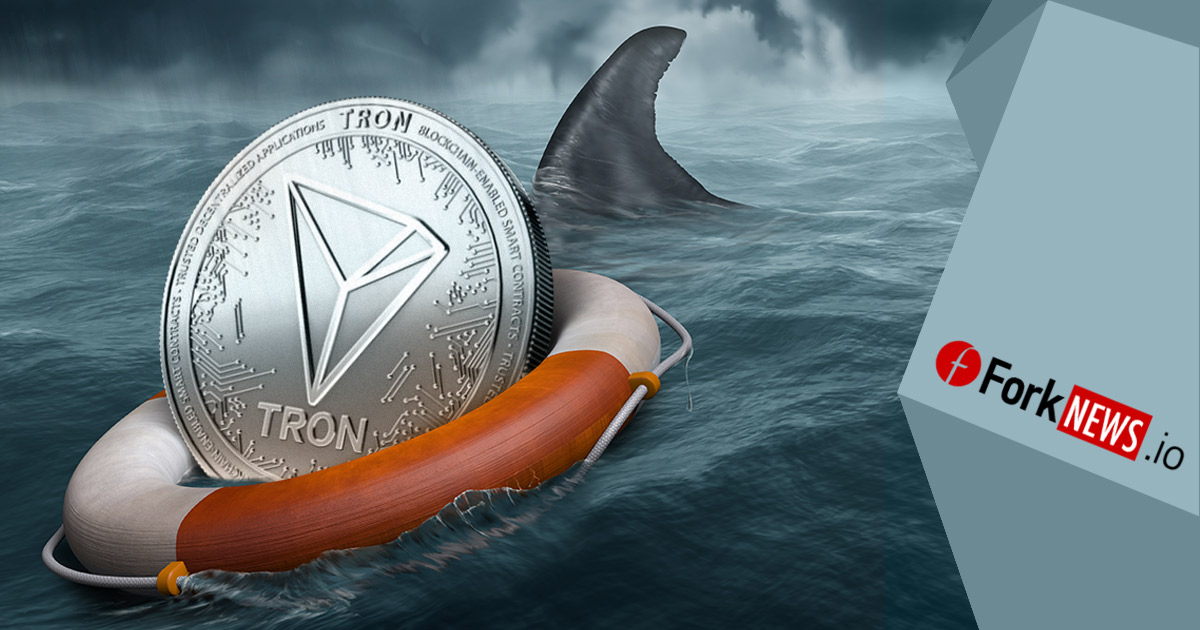 TRON упал на 10%, но все еще держится на плаву