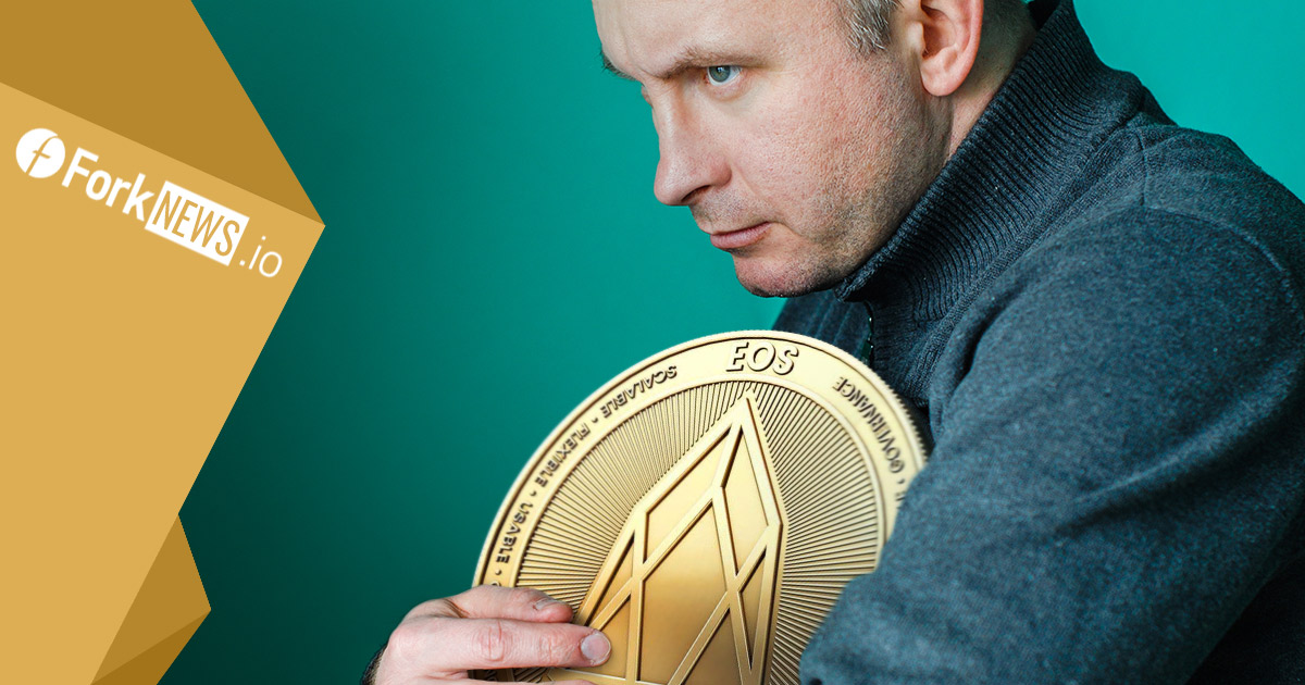 Половина всех токенов EOS содержится на 10 адресах
