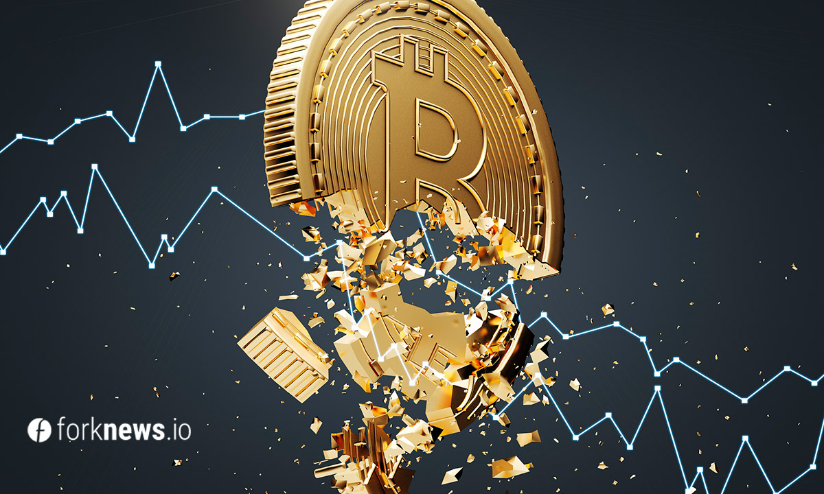 BTC упал ниже $43,000